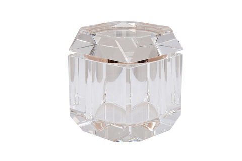 Шкатулка декоративная 10х10х12см Garda Decor искусственный хрусталь