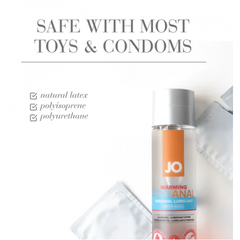 Анальный согревающий лубрикант на водной основе / JO Anal H2O Warming, 4 oz, 120 мл