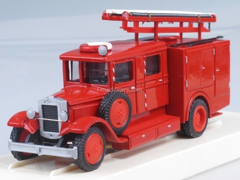 ZIS-5 PMZ-11 Firefighter tank truck with double cabin c DPO LOMO-AVM 1:43