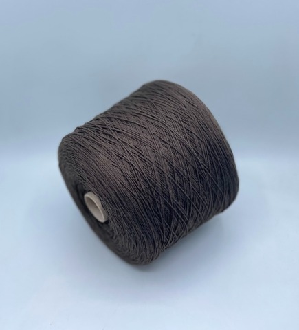 Бобинная пряжа (пр.Италия), art.Cotone, 350м/100 гр. 100%Хлопок, цвет-Дубовая кора , арт.34797