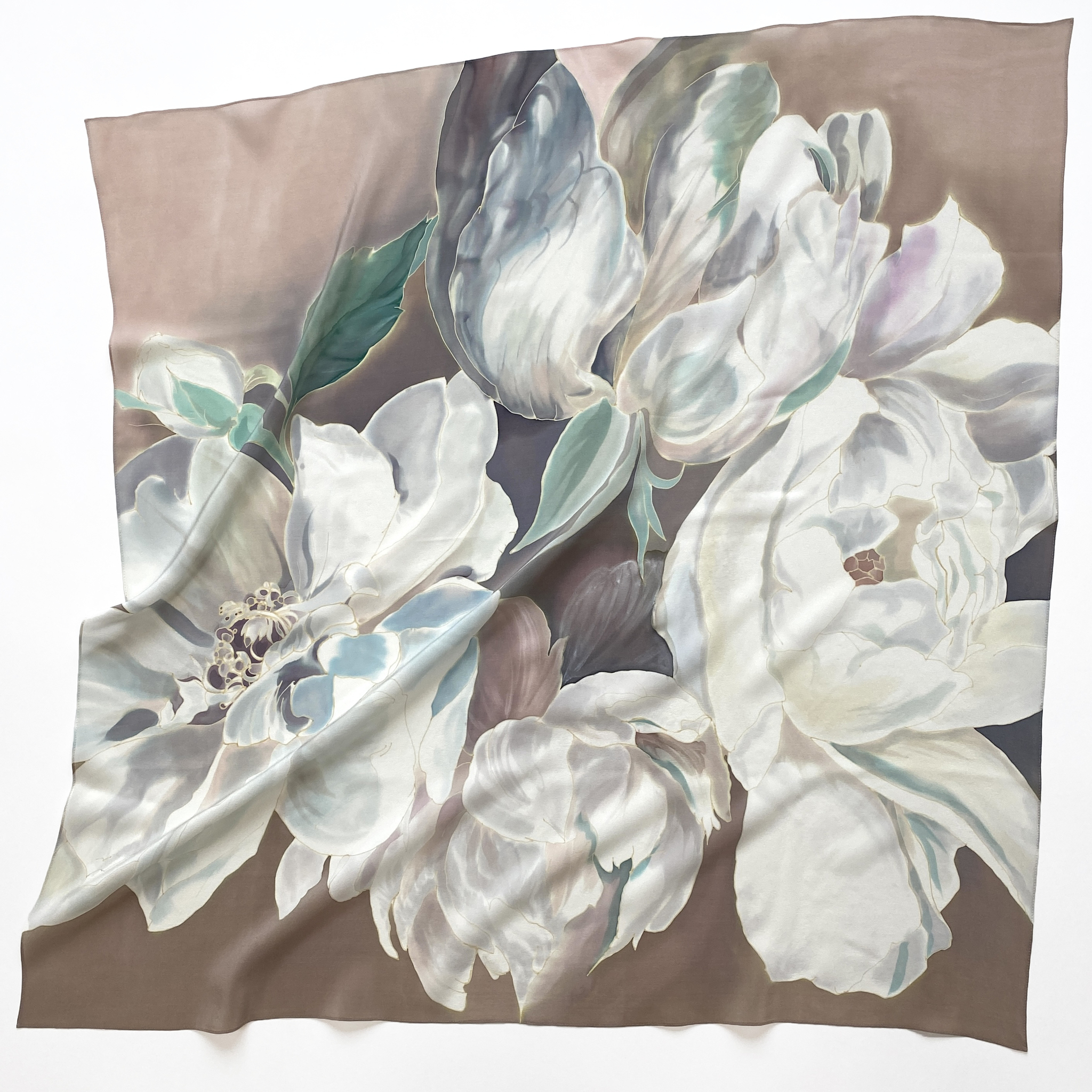 шелковый платок ручной росписи