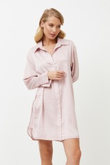 Сорочка женская с длинными рукавами ARUELLE AURELIA_Светло-розовый