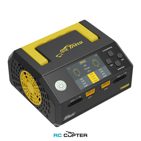 Зарядное устройство GensAce Tattu TA1000 25A*2 1000 Вт (AC) 1-7S два канала