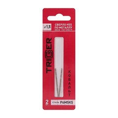 ТРИГГЕР 74215 Сверло по металлу КОБАЛЬТ 1,5мм Р6М5К5 (уп.2шт.)