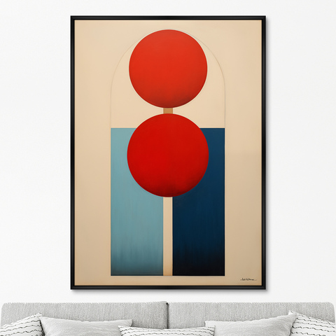 ArtNoMore - Репродукция картины на холсте Vibrant colors and shapes, No 2, 2024г.