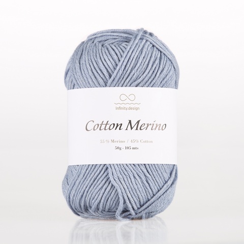 Пряжа Infinity Cotton Merino 6032 светло-голубой