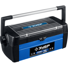 ЗУБР СОЮЗ-25, 640 x 250 x 240 мм, (25?), металлический ящик для инструментов, Профессионал (38151-25)