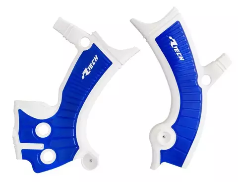 Защита рамы YZ250F/WR450F 19-22 # YZ450F 18-22 # WR250F 20-22 бело-синяя