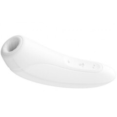Вакуумный клиторальный стимулятор Satisfyer Curvy 1+ (белый)