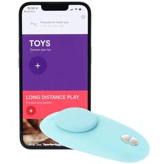 Аквамариновый вибратор We-Vibe Moxie+ - 