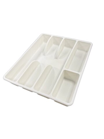 Лоток для столовых приборов Olsfors, цвет: белый, размер: 31*26*4 см., материал: полипропилен