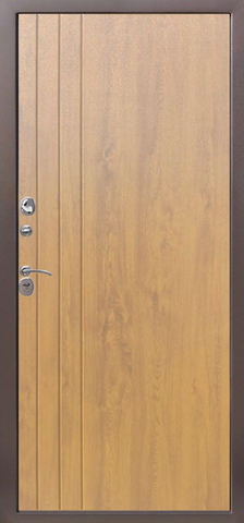 Термодверь входная Агат Термолюкс, 2 замка, 1,4 мм металл, (медь антик+дуб с вековыми кольцами) #3