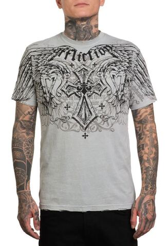Affliction | Футболка мужская Dark Attack Tee A27159 перед