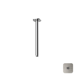 Almar E021109.NB Держатель верхнего душа потолочный L30см с круглым отражателем, цвет: Brushed Nickel фото