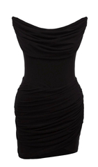 Короткое вечернее платье с корсетом