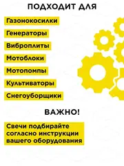 Свеча зажигания DDE - LR5YC (Champion RN9YC, Bosch WR7DC, NGK BPR6ES, TORCH F7RTC/F6RTC) GG950, DPG1201i (917-421)