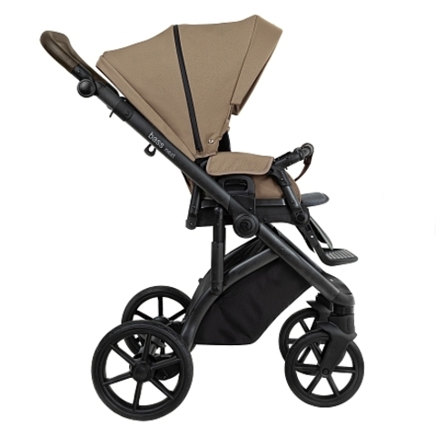ROAN Коляска 2 в 1 Bass Next короб + прогулка Mocha Mousse/Black