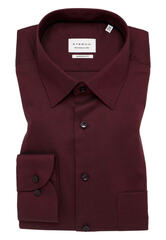 Сорочка мужская Eterna Modern Fit 8464-X181-97 из фактурной ткани вишневая