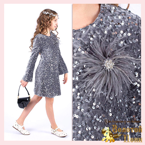 Платье праздничное д (9-13) 261110-J4123