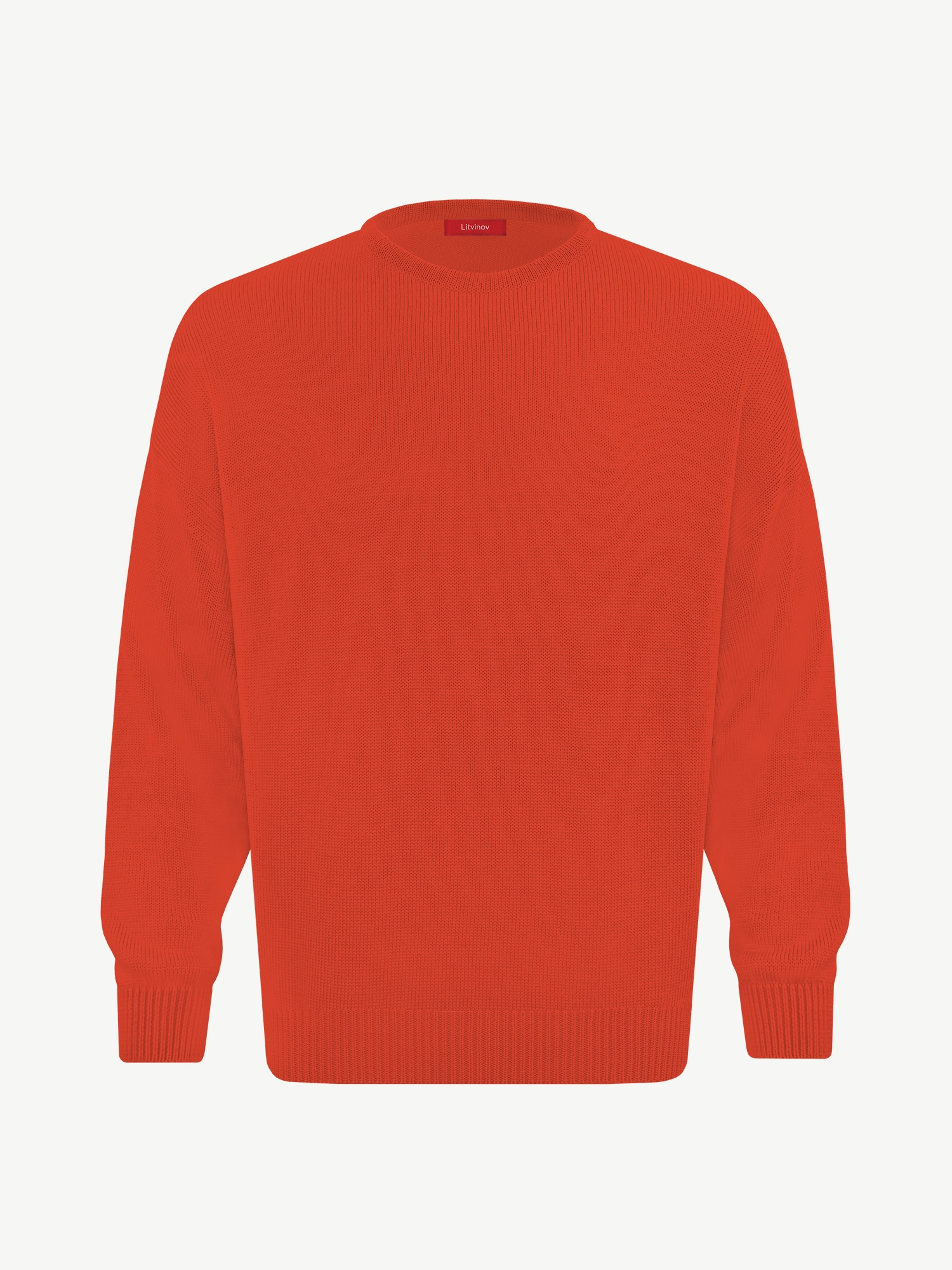 Джемпер оверсайз из экохлопка