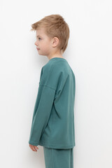 джемпер  для мальчика  КР 301993/темный малахит к434