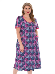 1351В Халат на пуговицах