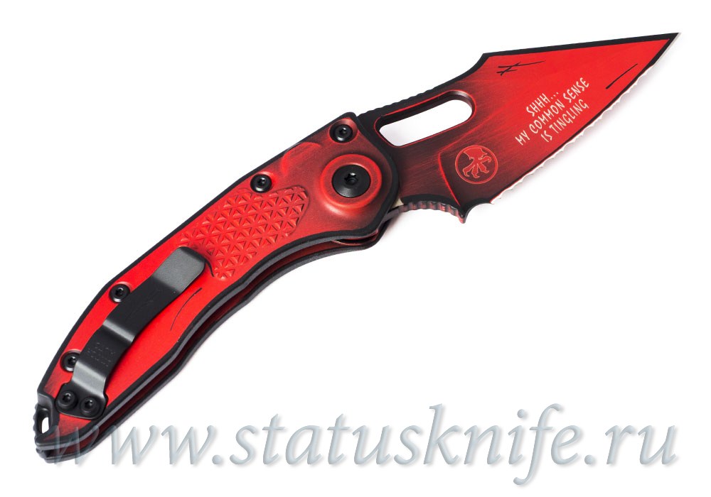 Нож Microtech Stitch Auto 169-3DPS Exclusive Deadpool