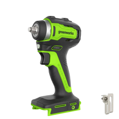 Гайковерт ударный Greenworks GD24IW200 24V (200Нм) аккумуляторный, без АКБ и ЗУ