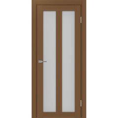 Купить Межкомнатная дверь экошпон Турин 521.22 орех остеклённая