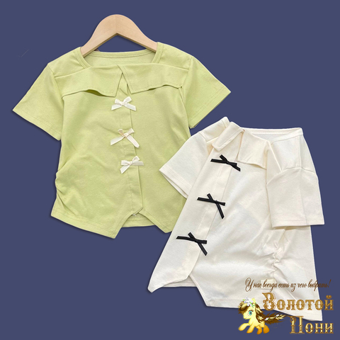 Футболка девочке (4-8) 260313-DR4031