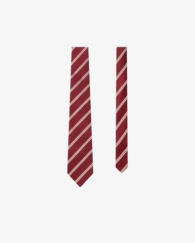 Галстук Ovum Striped Deep cardinal