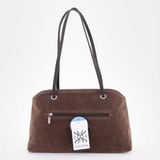 Сумка Саломея 620 эко-замша шоколад