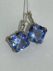 Мармелад (серьги из серебра)