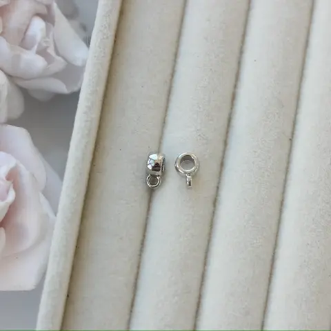 Бейл, держатель для кулона, 1,5*8,5*4 мм, родий, Б019