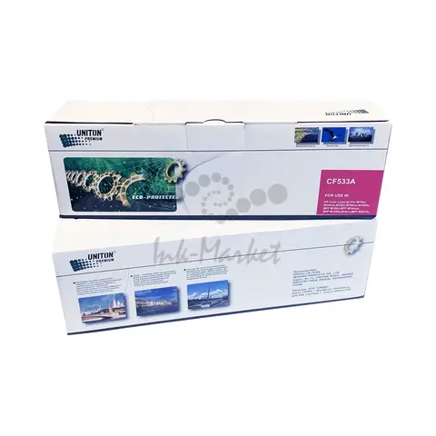 Совместимый картридж UNITON Premium CF533A (205A) для HP Color LJ M154, M180, M181 красный (0,9K) GREEN LINE (Eco Protected)