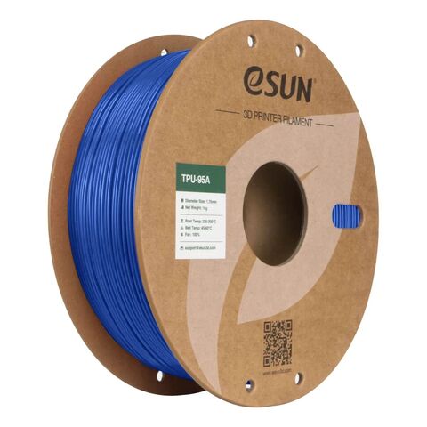 Пластик для 3D-печати eSUN TPU-95A, 1,75 мм, 1 кг, синий, TPU-95A175U1Y1