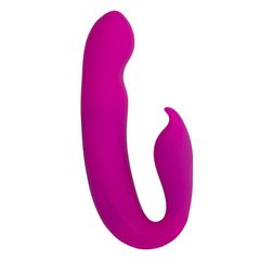 Розовый вибратор G-Spot Dual Stimulator - 17,1 см. - 