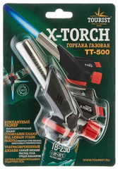 Резак газовый Tourist X-Torch TT-500 с пьезоподжигом и системой подогрева газа