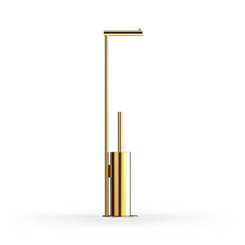 Decor Walther 0861520 Decor Walther  BAR SBK Стойка WC (ерш и держатель т/б) , цвет блестящее золото 24 карата