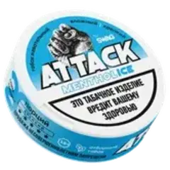 Табак жевательный "Attack" Menthol ice 10г. (М)