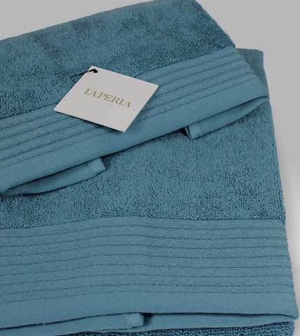 Полотенце 100x150 La Perla Nevervures atollo бирюзовое