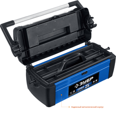 ЗУБР СОЮЗ-25, 640 x 250 x 240 мм, (25?), металлический ящик для инструментов, Профессионал (38151-25)