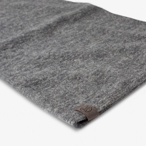 Картинка шарф-труба Buff Merino Fleece Grey - 2