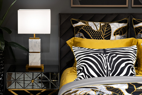 Наволочки 2шт 50х70 Garda Decor Тропики 50х70 зебра/серые