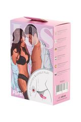 Розовый вибратор FLIRTY для ношения в трусиках - 