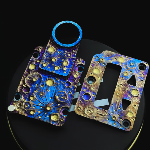 Starry Night Titanium Inner Plate by YEC Studio