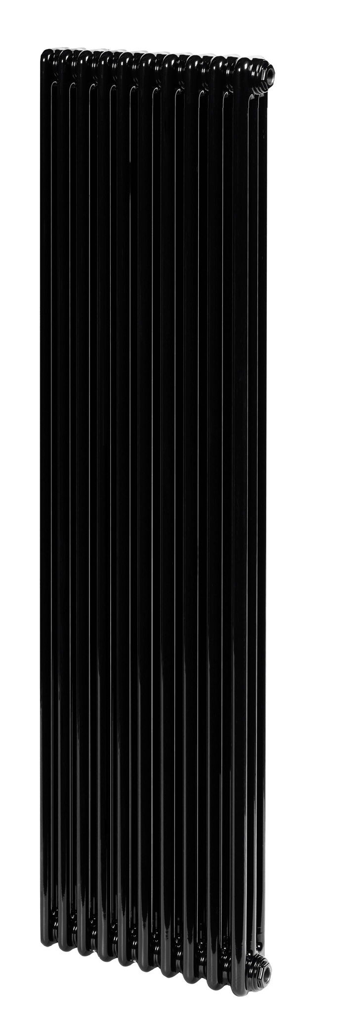 Стальной трубчатый радиатор отопления IRSAP TESI 21800 10 секций ЧЕРНЫЙ боковое подключение 3/4