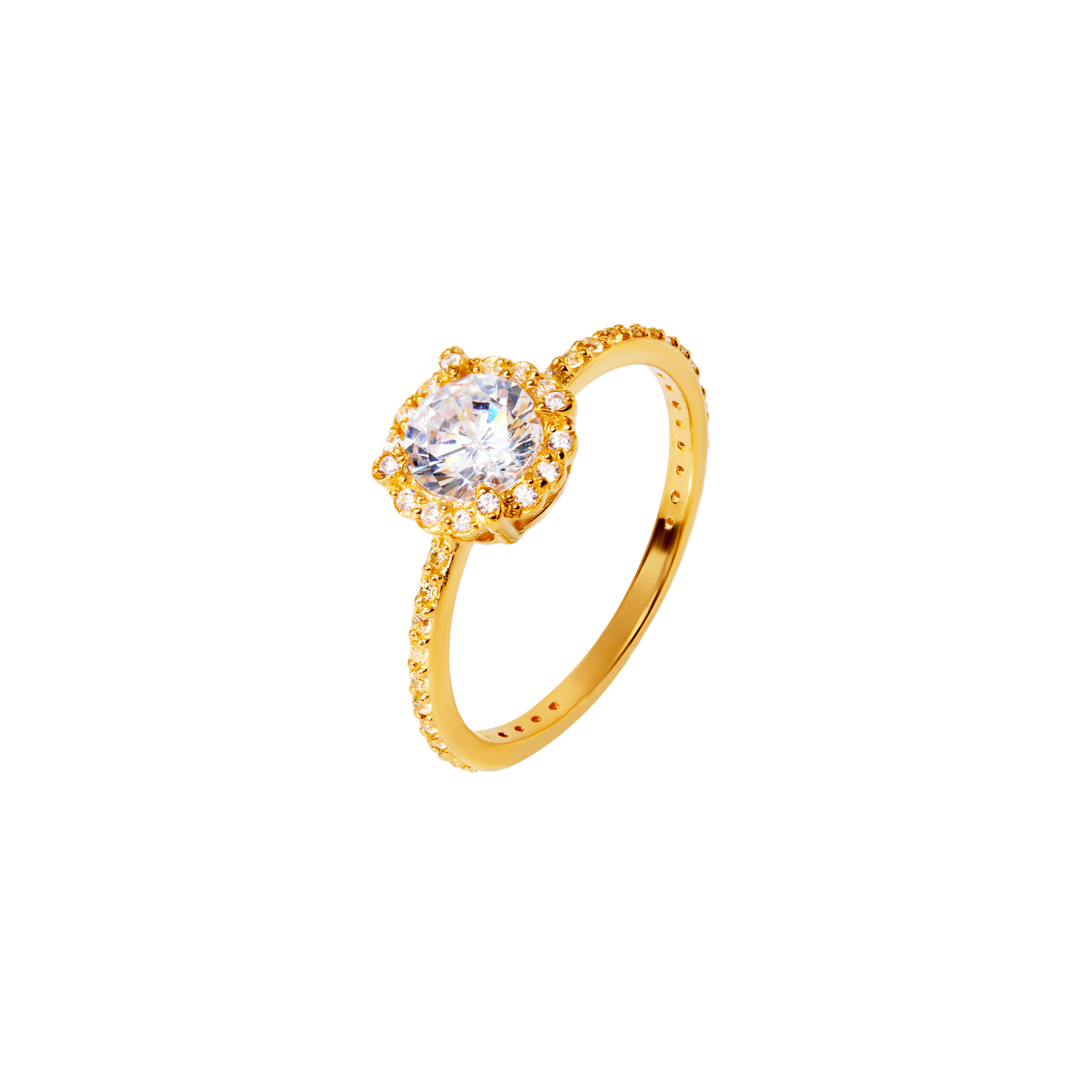 

Кольцо Hefty Ring Gold - Crystal