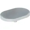 Geberit VariForm Раковина встраиваемая в столешницу эллиптической формы, 60х40 см, без отв. под смеситель, без отв. перелива