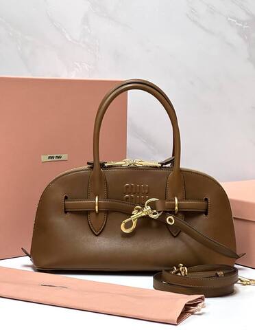 Сумка MIU MIU Aventure, коричневая